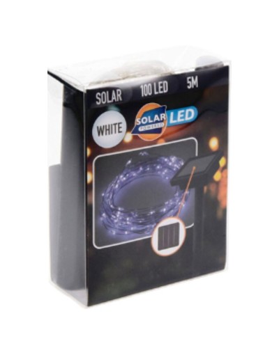 7m Solar LED Fairy Lights Violet with 2m Lead Cable
